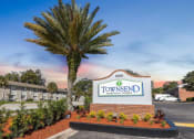 Thumbnail 35 of 35 - the sign in front of the townsend apartments entrance