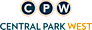 The image shows a logo with the letters C, P, and W inside circles, and the text "CENTRAL PARK WEST" below it.