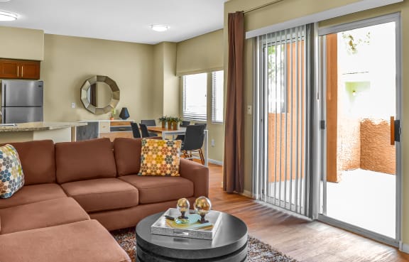 Living room at 2150 Apartments