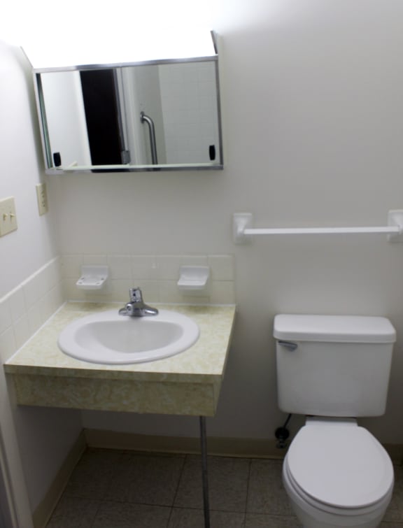 Apartment Bathroom at Fairington South Bend
