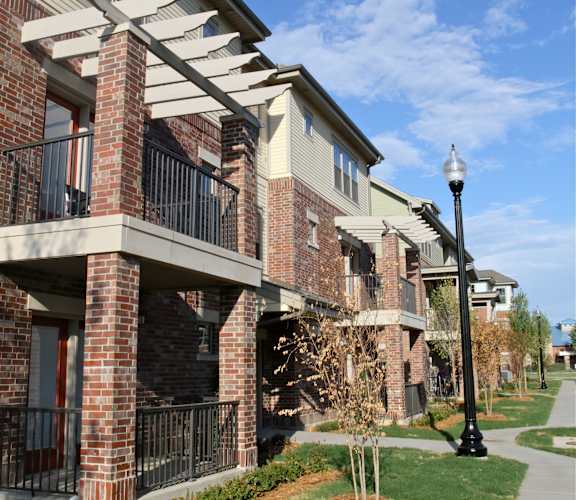 Walkway and building exterior