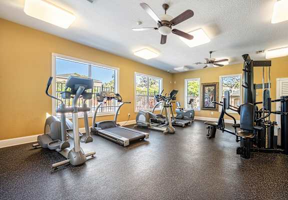 Gym at Meridian Pointe Affordable Apartments in Tampa FL