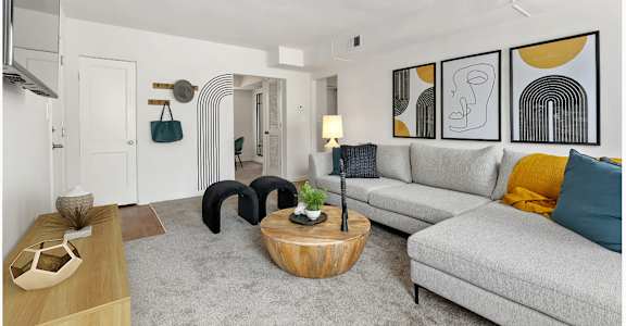 Living Room at Donnybrook Apartments, Towson, Maryland