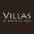 the white vilas at hell of troy font on a black background