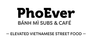 A logo for PhoEver, a Vietnamese street food cafe.