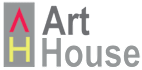 The image shows a logo with the letters A, H, and House.