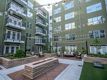 Sun Porch Courtyard at Link Apartments® Glenwood South, Raleigh