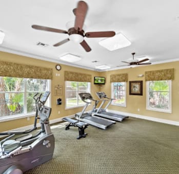 Fitness Center at Brook Haven Apartments in Brooksville, FL