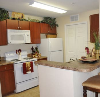 Kitchen at Mariners Cay Affordable Apartments in Spring Hill FL