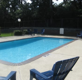 Resort-Style Pool at High Pointe Plaza Apartments in Lufkin TX
