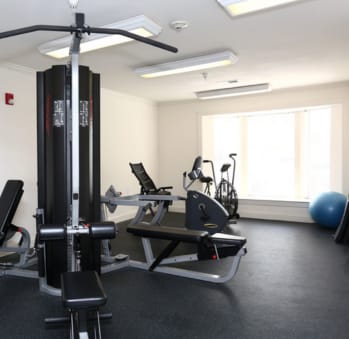 Professional Fitness Center at Courtyard at Chester Village Senior Apartments in Chester VA