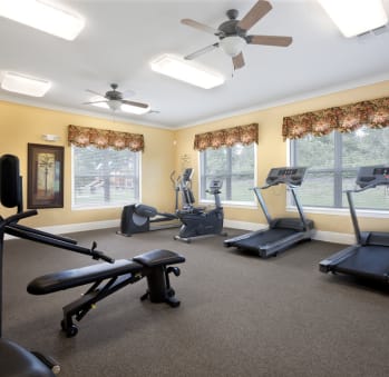Fitness Center at Timber Trace Affordable Apartments in Titusville, FL