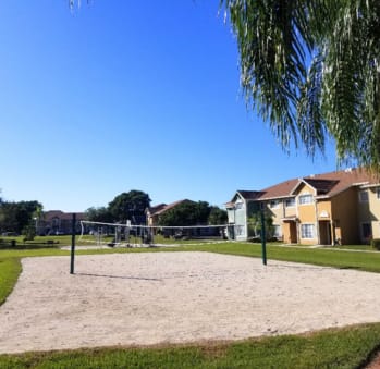 Sand Volleyball Court at San Sherri Affordable Apartments in Homestead FL
