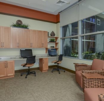 Business Center at Vista Grande Senior Apartments in Miami FL