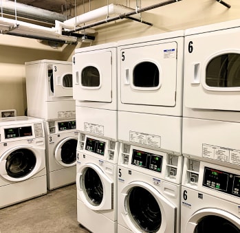 Laundry Center at Ventana Senior Apartments in Fullerton CA