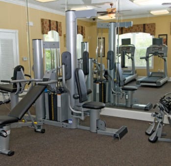 Fitness Center at Booker Creek Apartments in St. Petersburg, FL