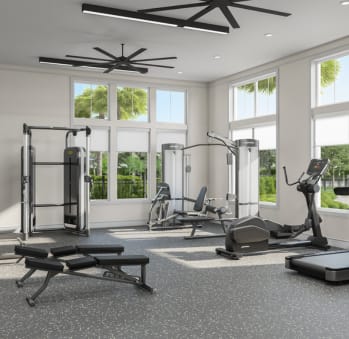 Fitness Center Jackson Palms Affordable Apartments in Jacksonville, FL