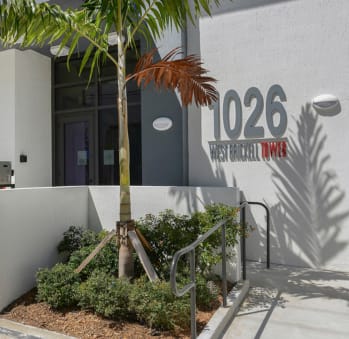 Entrance at West Brickell Tower Senior Apartments in Miami