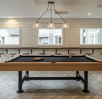 Billiards Table In Clubhouse at Edgewater Apartments Boise, Boise, 83703