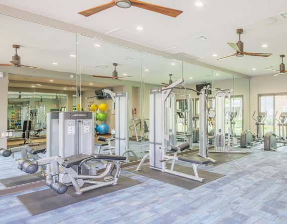 Lodge at Cypresswood Apartments fitness center