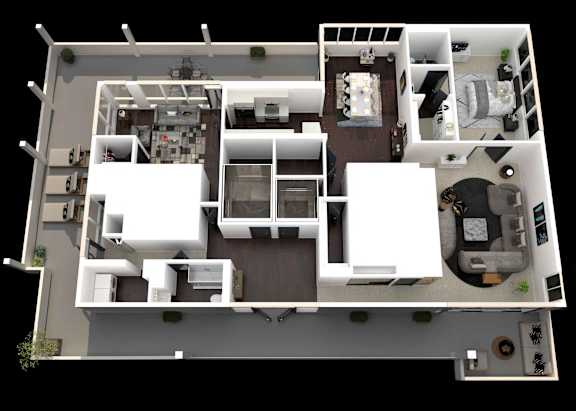 Floor Plan  Baker Tower Penthouse