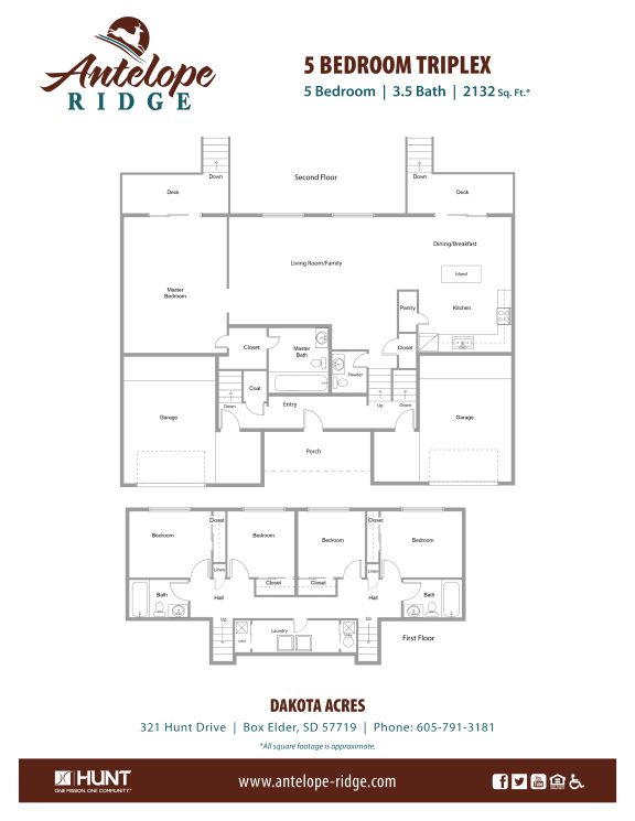 2, 3, 4 & 5 Bedroom Homes for Rent in Box Elder, SD Antelope Ridge