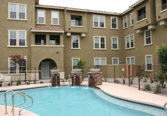 Outdoor pool-Senior Living at Matthew Henson Apartments Phoenix, AZ