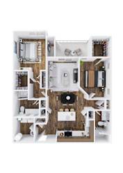 Charlie Floor Plan at Greenbrier Woods, Greenville, North Carolina