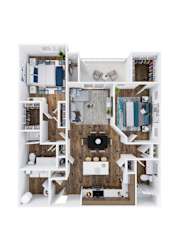 Harlan Floor Plan at Greenbrier Woods, Greenville
