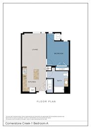 Floor Plan  1 Bedroom