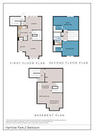 Floor Plan  Hamline - 2 bedroom Townhome