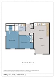 Floor Plan  2 Bedroom