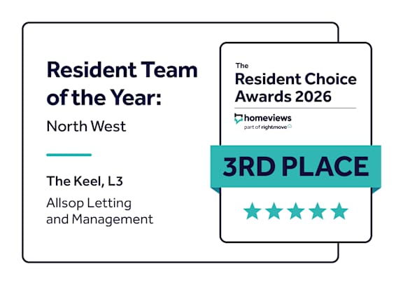A graphic shows a 3rd place ribbon for the Resident Choice Awards 2026.