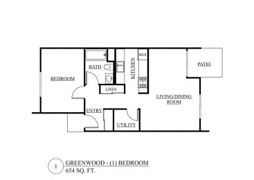  Floor Plan One Bedroom A