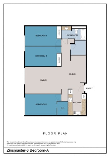 Floor Plan  3 Bedroom