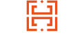 the logo for the heartbeat university apartments on a black background