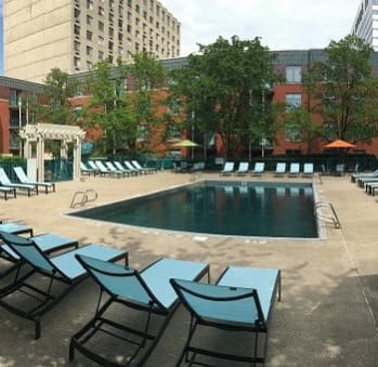 Swimming Pool With Relaxing Sundecks at Shillito Place, Cincinnati