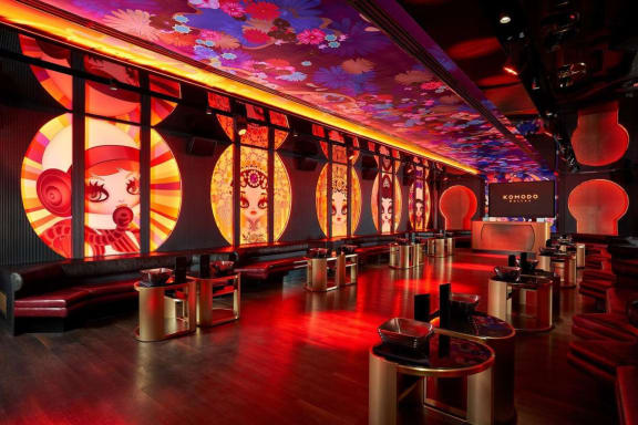 Komodo lounge in The Epic in Dallas, TX