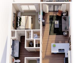 A1 Floor Plan at Presidium Revelstoke, Fort Worth, Texas