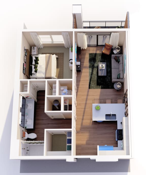 A1 Floor Plan at Presidium Revelstoke, Fort Worth, Texas