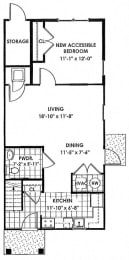  Floor Plan 3 Bedrooms