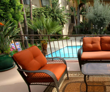 Pool Lounge Area