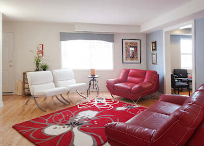 Kingsley Commons Townhouses Living Area
