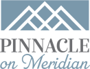 the logo for pinnacle on meridian