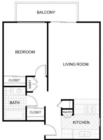 Floor plan of rooms