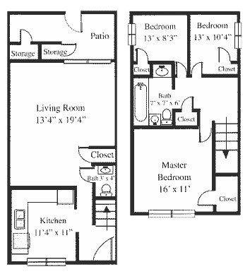 3BR 1.5BA