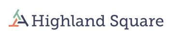 the graphic for highland square solicitations with the title of the solicitors logo