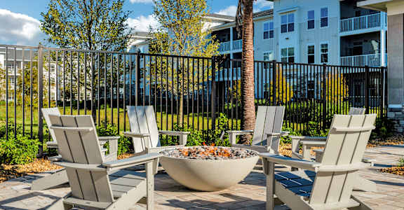 Firepit lounge at Drift, Daytona Beach, FL, 32117