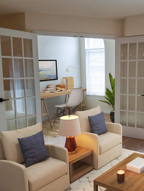 Social Lounge at Poplar Creek Apartments, Brookfield