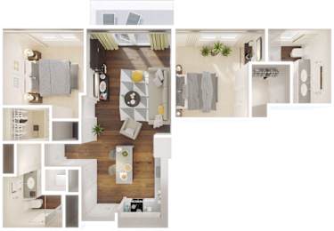  Floor Plan Begonia